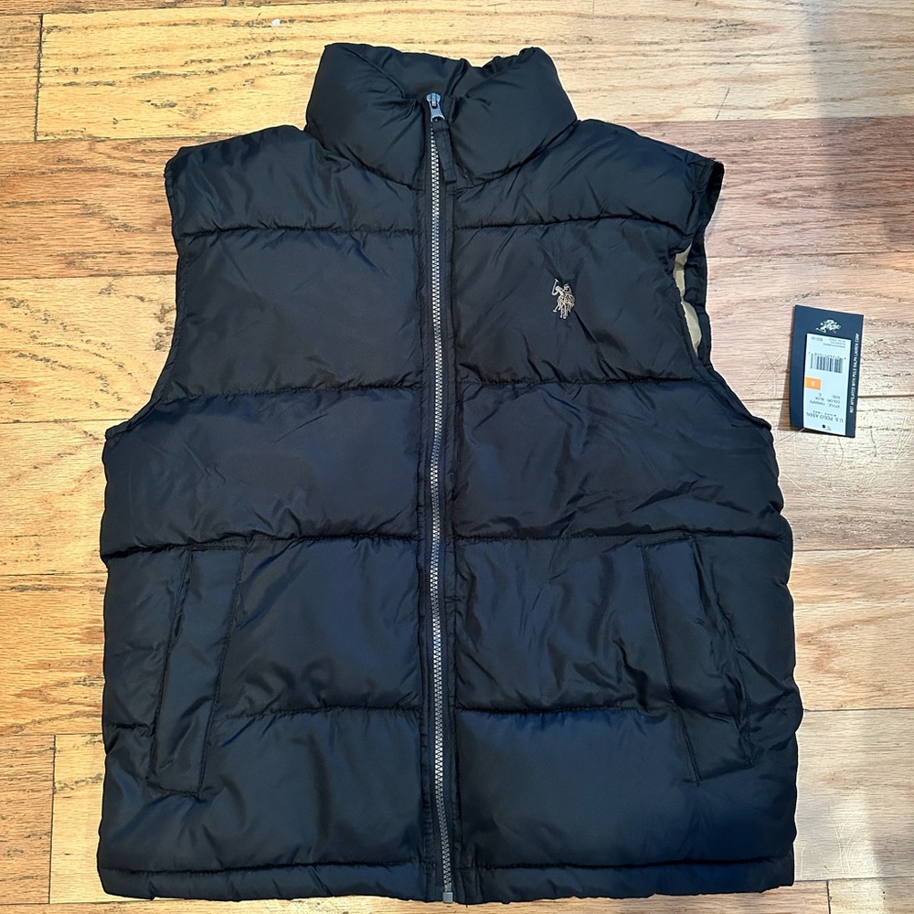 NWT Men’s Small U.S. Polo Puffer Vest
